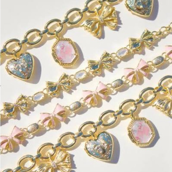 Kendra Scott x LoveShackFancy Gold Charm Bracelet - Picture 2 of 3
